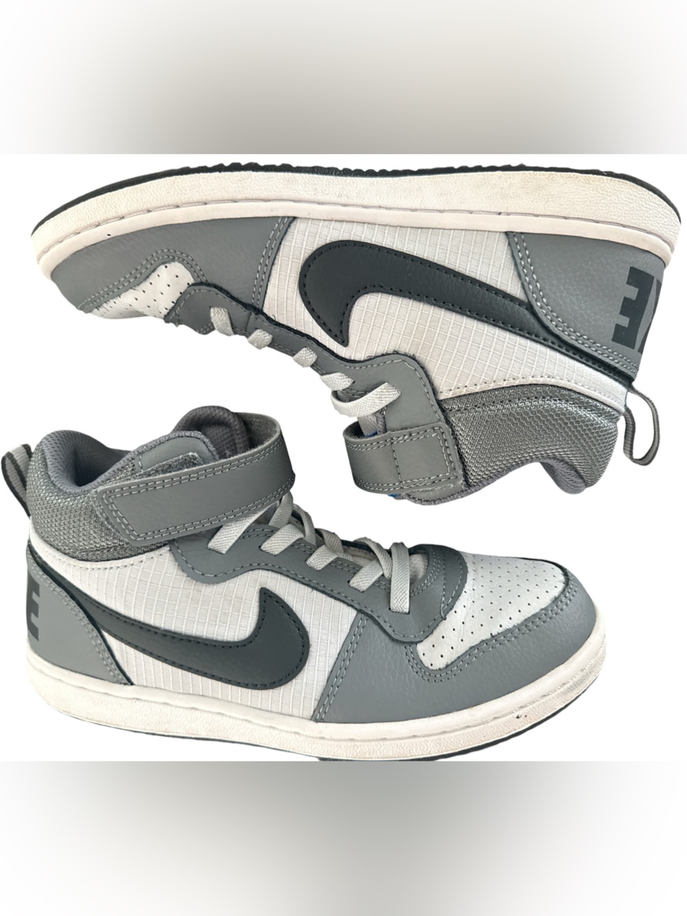 👟Nike Court Borough Mid 2 Kids High Top Sneakers – Size 2Y
